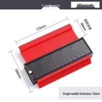 Universal Contour & Arc Shape Sampler Mold - Irregular Tile and Plaster Gauge