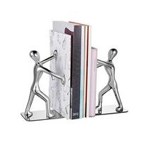 Kung Fu Bookend: Creative Metal Book Rest & Desktop Ornament
