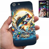 Etui Do Iphone 5 / 5S / 5C - Wzory Dla Wędkarza, Ryby, Dorsz, Łosoś