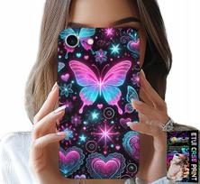 Etui Do Iphone Se / Se2 - Kolorowy Motylek Serce Modne Wzory Case