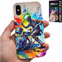 Etui Do Iphone X / Xs - Rock Perkusja Bębny Kościotrup Pokrowiec