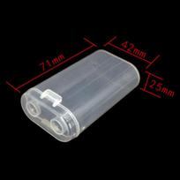 Hot 18650 Battery Plastic Storage Box Rechargeable Battery Power Bank Plastic Cases Durable 18650 Battery Holder Case