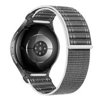 Sport Band For Samsung Galaxy Watch 4/5/6/7/5 Pro 44mm 40mm No Gaps Elastic Nylon correa bracelet Galaxy Watch 6 Classic Straps Galaxy Watch 7 44mm pilka