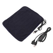 Heated Blanket Mat Portable USB Heating Pad Shoulder Neck Leg Waist Heating Pads With Multi Level Temperature Adjustment Timing dangaus mėlyna spalva