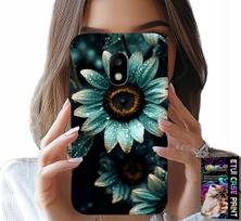 Etui Do Samsung Galaxy J5 2017 - Niebieska Gerbera Stokrotka Kwiat +Folia