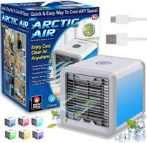Air Arctic Cooler Led Usb Mini Mobilny Przenośny Klimatyzator Wodę Led