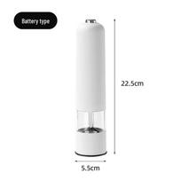 Electric Pepper and Sea Salt Grinder for Seasoning balta