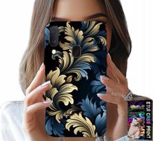 Etui Do Samsung Galaxy A20E - Eleganckie Złote Modne Wzory Futerał