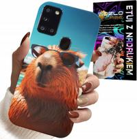 Etui Do Samsung Galaxy A21S - Słodka Kapibara, Capibara Case + Szkło
