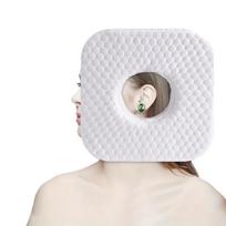 Ear Relief Memory Foam Side Sleeping Pillow for Piercing Recovery 23x23x5 cm balta