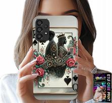 Etui Do Samsung Galaxy A23 5G - Karta Król Królowa Poker Karty + Szkło