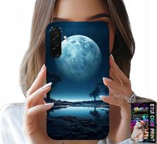 Etui Do Samsung Galaxy A26 5G - Pełnia Księżyca Księżyc Futerał + Folia