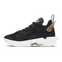 Air Jordan Why Not Zer0.4 GS Family Kids Sneakers Black White Metallic-Gold CQ9430-001 36.5