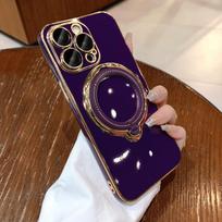 Luxury Magsafe Wireless Charging Case For iPhone 11 12 13 14 15 Pro Max X Xs Max XR 7 8 Plus Magnetic Ring Bracket Bumper Cover For iPhone 13Pro Max