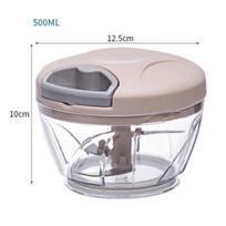 500/900ML Garlic Chopper Meat Grinder Manual Rotate Vegetable Cutter Chopper Slicer Fruit Garlic Crusher Kitchen Gadget Blenders