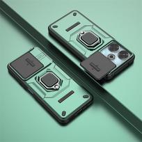 Šarvuotas smūgiams atsparus dėklas Xiaomi Redmi 13 4G Redmi 13C 5G apsauginis dangtelis su žiedu magnetiniu laikikliu Coque Fundas Capa For Redmi 13 4G žalia