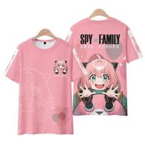 Spy X Family 3D spaudos marškinėliai Anime Harajuku Kawaii Mergaitė Anya Berniukai Cosplay Dideli Marškinėliai Viršūnės Dovana Vaikams Dovana Drabužiai S