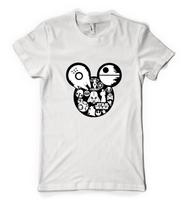Mickey Mouse Ears Mashup  Star Wars Ships Personalised Unisex Kids T Shirt 4XL