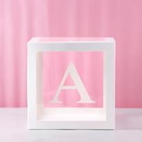 Transparent Balloon Box Baby Shower Decoration Boy Girl 1st Birthday Party Decorations Kids Wedding Decor Babyshower Supplies 25cm Box