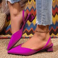 Fashion Mid Heels Women Pointed Toe Slippers Designer Elegant Shallow Mules Shoes 2025 Autumn Classical Dress Pumps Party Dress Zapatos 36