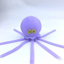 „Octopus Squishy“ žaislų rinkinys vaikams – puikiai tinka vonioje, baseine, paplūdimyje; Puikiai tinka poilsiui ir žaidimui Stress relieving toys violetinė