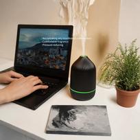 USB Aroma Diffuser Humidifier Quiet Aromatherapy Diffuser for Bedroom one size juoda