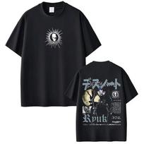 Japanese Anime Death Note Ryuk T Shirts Men Women High Quality Cotton Tee Shirt Summer Hip Hop Short Sleeve T-shirts Streetwear S juoda