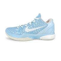 Nike Zoom Kobe 6 Cushioning, Wear Resistant Low top Basketball Shoes Men's Silver Blue FQ3546-100(Team258-) 42