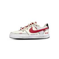 Nike Court Vision 1 Tower Rabbit Cushioning, Wear Resistant Low top Skateboard Shoes Men's Red White DM1187-101(TeamEight-) 42