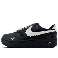 Nike Gamma Force White Noise Synthetic Leather Abrasion Resistant Low top Skateboard Shoes Women's Black HQ1674-001(team-1081) 38.5