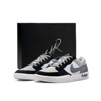 Nike SB Force 58 Šešėlio pilka, Pirkinių krepšys Neslystantis Atsparus dilimui Žemi Batai riedlentei Vyriški Pilki Balti DV5477-012(Team2365-) 43