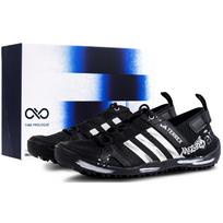 Adidas Terrex Daroga Star Mist Abrasion Resistant Breathable Grip Low top Hiking Shoes Unisex Black White HP8636(Team144-) 40⅔