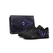 Nike Air Force 1 žemi riedlenčių batai Unisex Juodi Violetiniai CW2288-001(Team454--DĖŽUTĖ) 38