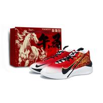 Nike G.T. Jump Academy Red Current Gilding Cushioning, Wear Resistant High top Basketball Shoes Men's Red HF1804-100(Team16-LD) 44