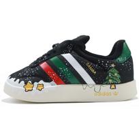 Adidas Originals Samba Abrasion Resistant Low top Skateboard Shoes Unisex Black IE1434(Team1404) 38