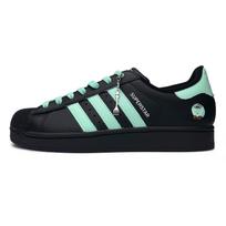 Adidas Originals Superstar 2 Atsparūs trinčiai Žemi Kateboard batai Unisex Juodi Žali JI0079(Team865-) 36
