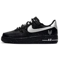 Nike Air Force 1 Galaxy Time Atsparūs trinčiai Žemi Kateboardo Batai Unisex Juodi Sidabriniai CW2288-001(Komanda1515-) 40