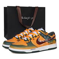 Nike Dunk Low top Skateboard Shoes Unisex Orange Green DV0833-111(Team776--BOX) 42