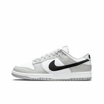 Nike Dunk Slip Resistant Abrasion Resistant Low top Skateboard Shoes Men's Black Gray DD1391-103(Team856-) 42