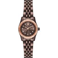 Michael Kors MK4844 Lexington Rudo ciferblato moteriškas laikrodis 26mm ruda
