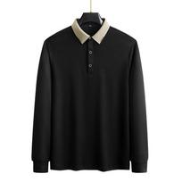Marškinėliai ilgomis rankovėmis Polo Shirt Vyriški apatiniai su vilnos marškinėlių viršumi L