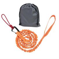 with Hook Bicycle Traction Rope Elastic Strap MTB Trailer Rope Cycling Tow Rope  Outdoor Tool oranžinė