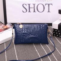 Crocodile Pattern Mini Handheld & Crossbody Bag - Patent Leather Coin, Key & Phone Purse for Women juoda