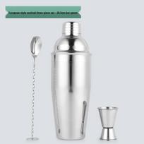 Stainless Steel Bartender Set: Boston Shaker & Cocktail Tools 201 Stainless Steel