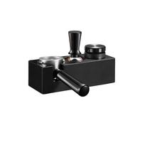 TEOTM Coffee Tamper, Coffee Grinder, Tamper Base, Italian Espresso Equipment, Tamper Set of Three, Coffee Accessories Kit juoda