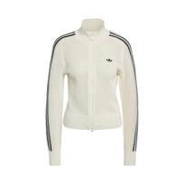 Adidas megzta nėrimo Firebird sportinė striukė Off White Moteriški viršutiniai drabužiai KC6496 XL