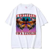 Fashion Meme 90s Certified Cock Lover Merch T Shirts Men Clothing Retro Humor T-shirt Unisex Oversized Loose 100% Cotton T Shirt S juoda