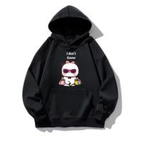 Fashion Bubu Dudu Cartoon Printed Hoodie Couple Women Men Sweatshirt Fall Winter Long Sleeves Loose Hooded S