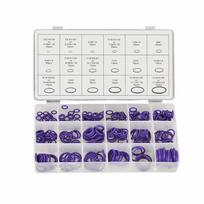 270Pcs Heat-resistant O-Ring Seals Assortment Kit Car O-Ring Rubber Ring Kit  Car Air Conditioning violetinė