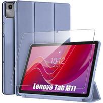 Coque + Verre Trempé pour Lenovo Tab M11, Antichoc Anti-Rayures avec Fonction Support - Noir
